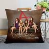 New Pretty Little Liars Pillow Cover Bedroom Home Office Decorative Pillowcase Square Zipper Pillow case Satin Soft Cover
