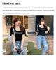 Plus Size Square Neck Embroidered Slim Fit Irregular Summer Top for Women