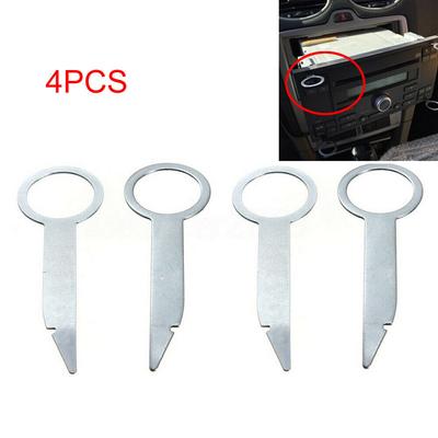 4x Car Radio Stereo Removal Release Tool Keys Dedicated Disassembly Tool For Parts Car Tuning Accessories Products Universal