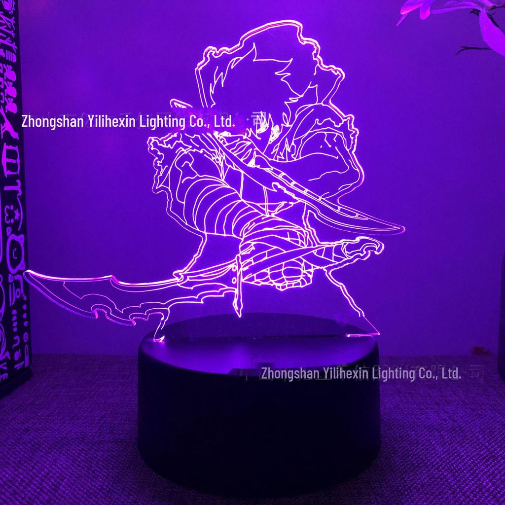Upgraded Japanese 3D Night Light - USB Colorful Touch Lamp for Bedroom & Creative Holiday Gift