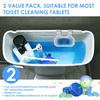 2 Stück WC-Spülkasten-Reinigungstablettenhalter Hängende WC-Spülkasten-Bleichtabletten-Halterung Spülkasten-Caddy Badezimmer-Reinigungszubehör
