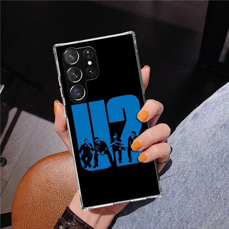 Band U-U2 Rock Phnoe Case for Samsung Galaxy S26 S25 Edge S23 S24 Ultra S22 Plus S21 S20 FE Unique Cover Soft Coque Galaxy S25 S
