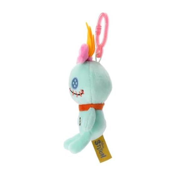 TAKARATOMY A.R.T.S Disney Character Lilo & Stitch Plastic Hook Mascot Scrump Plush Toy Height Approx. 16cm