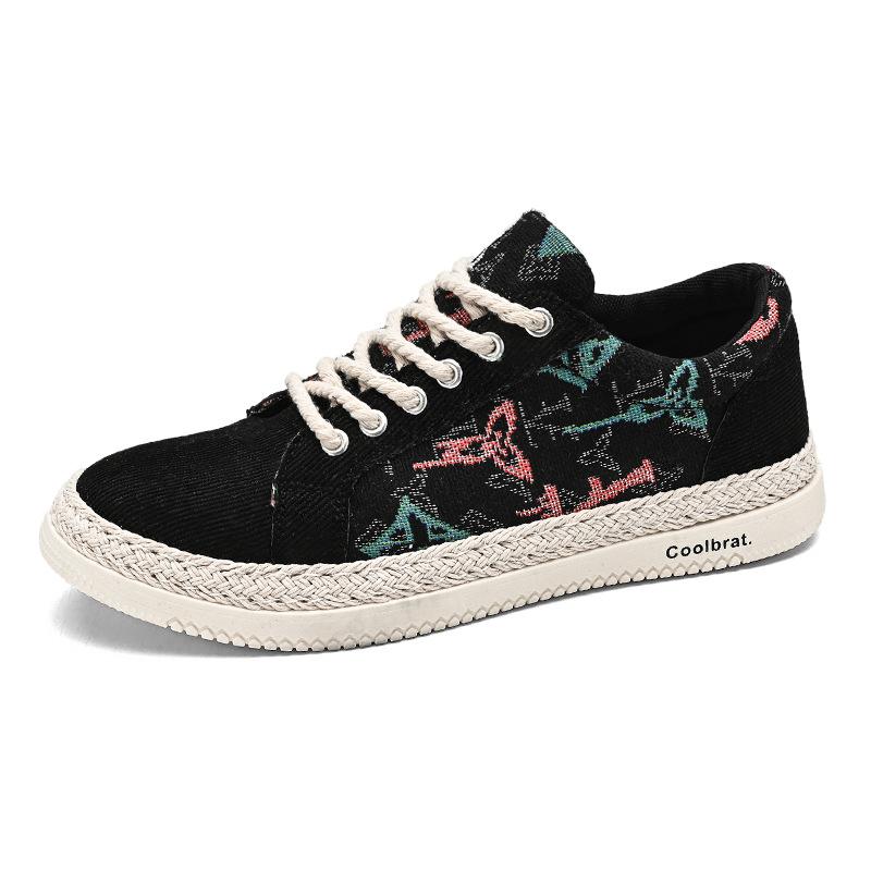 Canvas men's shoes 2024 new summer breathable lasagna baseplate shoes old Beijing cloth shoes sports leisure spring and autumn tide shoes