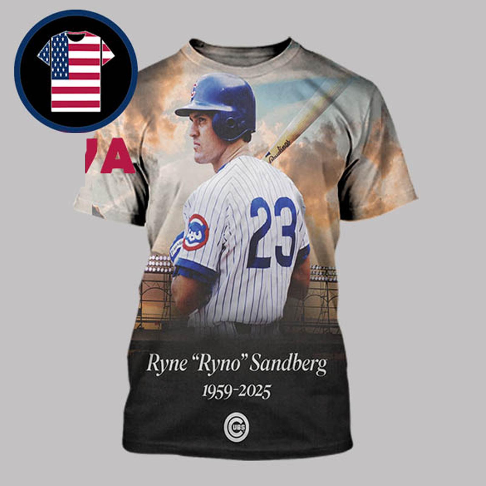 in my memory Ryne Sandberg AOP All sizes 3D T-shirt S to 6Xl 2F780 XL
