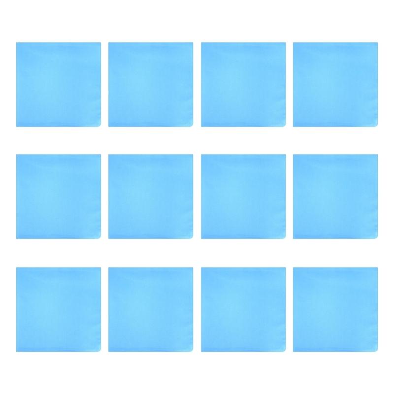 Solid Color Handkerchief for Women Wedding Handkerchief Pocket Handkerchief for Bride Groom Wedding Gift