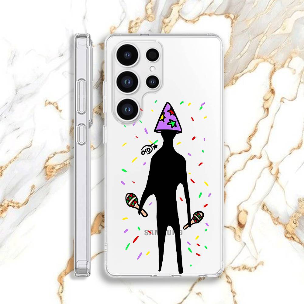 R-Regretevator Phone Case For Samsung S21,S24,S30,S10,S22,S25,S23,S10,PIus,Ultra,5G,FE,lite Clear TPU Cover SamsungS21plus