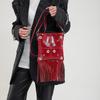 Fashionable design bucket bag   Personalized Rivet Shoulder Bag Fashion Tassel Trend Crossbody Small Square Bag
