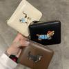 PU Leather Sausage Dog Organ Card Bag Cartoon Short Purse Fashion Leather Card Holder Shopping
