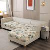 Tropical Rainforest Leaf Printed Milk Silk Sofa Cover, Elastic Sofa Cover, Dust-Proof And Detachable Sofa Cover