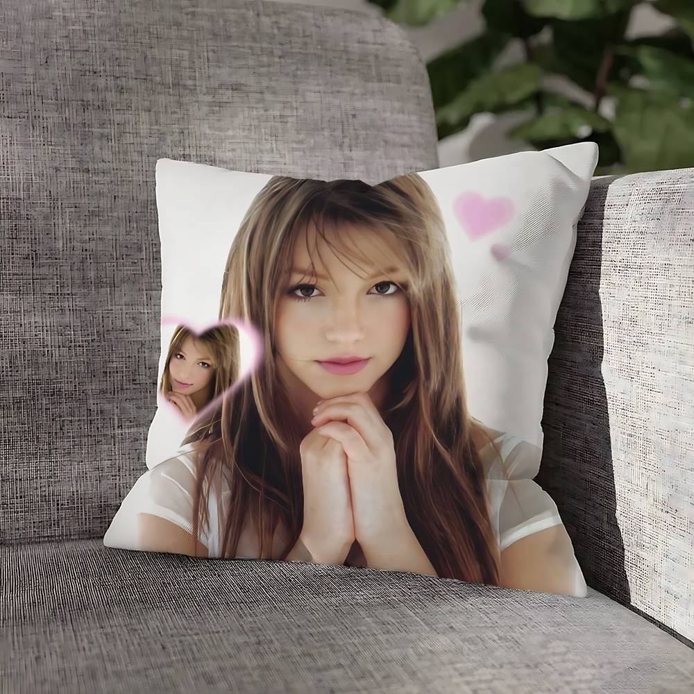 B-Britney S-Spears Pillow Case For Sofa Decor Car Office Room Printing Cushion Cover Decorations and Protector