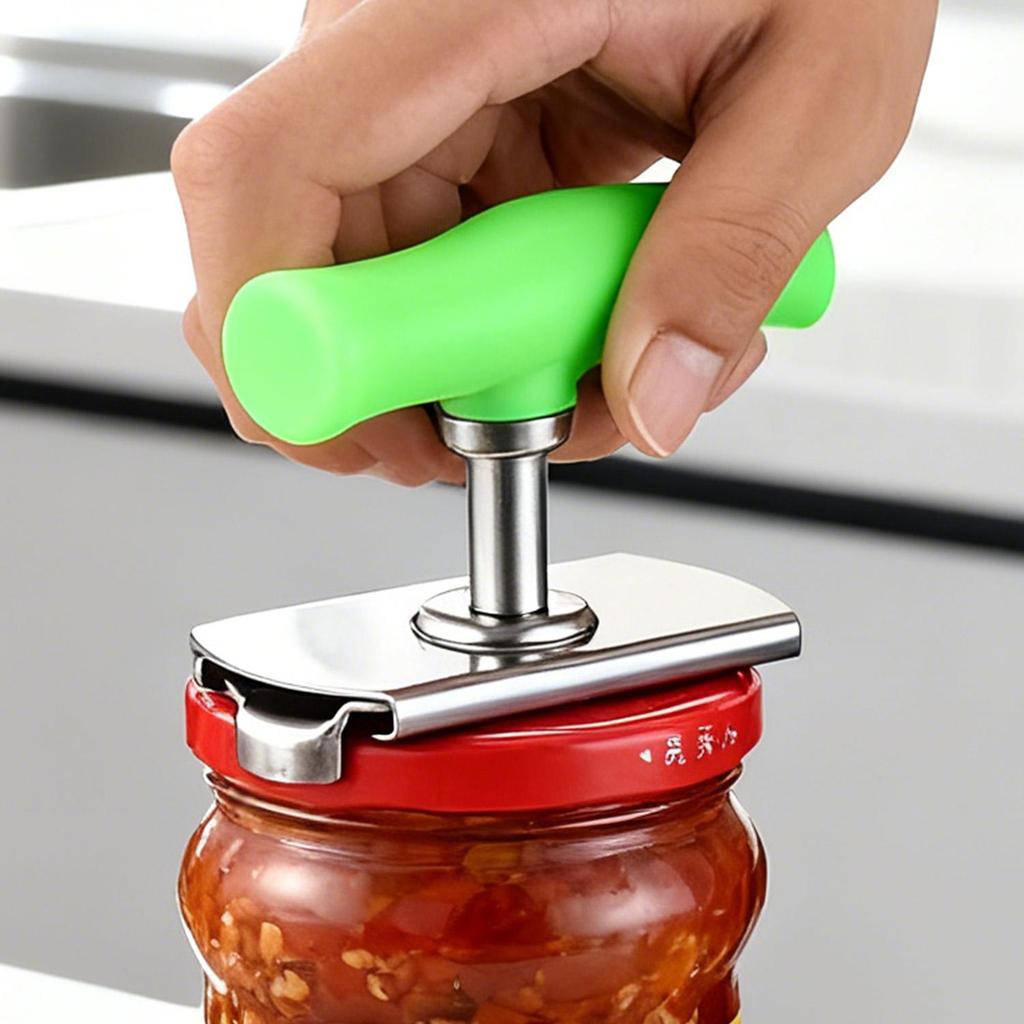 Multi-Function Bottle Cap Opener Stainless Steel Adjustable Lids Off Jar Opener Labor-Saving Screw Can Openers Kitchen Gadgets