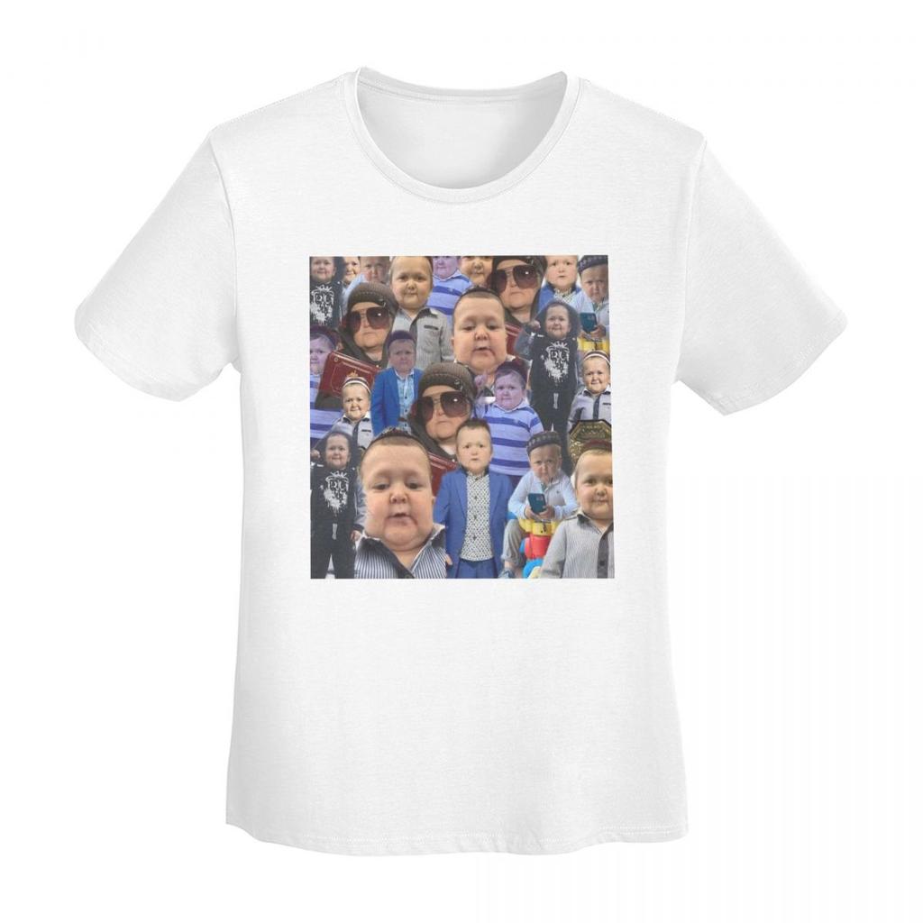 Hasbulla Collage TShirt Women Short Sleeve T Shirts Crew Neck Clothing Cotton Summer Tees Streetwear