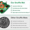 Snuffle Mat for Dogs Large Breed Small Medium, 50 x 50cm Dog Sniffing Mat, Interactive Puzzle Foraging Mat for Dogs, Dog Slow Feeder Mat