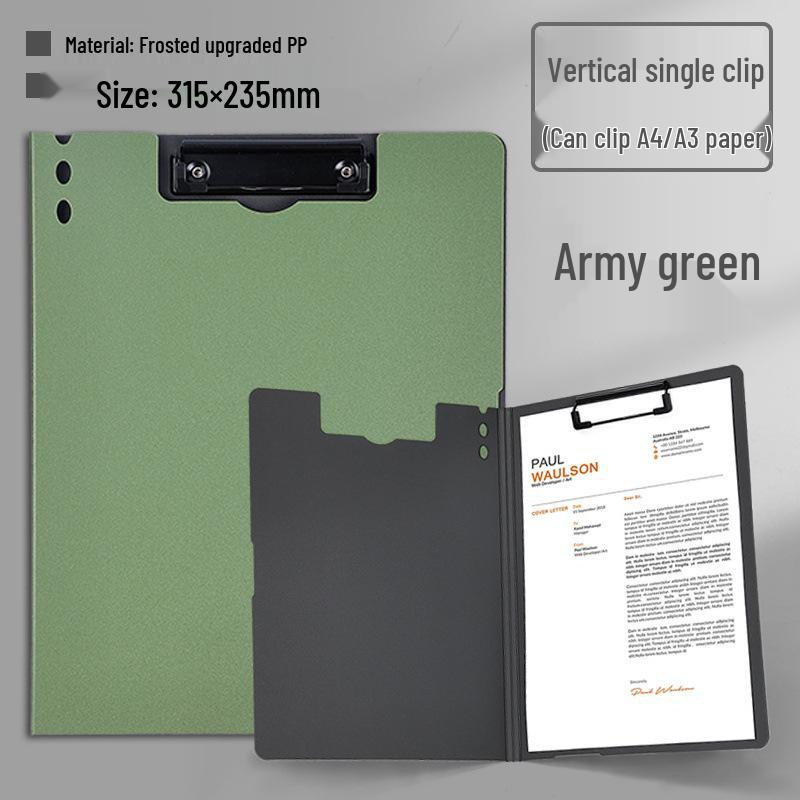 A4 Multifunctional Clipboard and Writing Pad for Meetings and Office Supplies