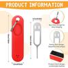 1Pcs Portable SIM Card Removal Tool Mobile Phone Keychain Charm Durable Card Pin  for Smartphones
