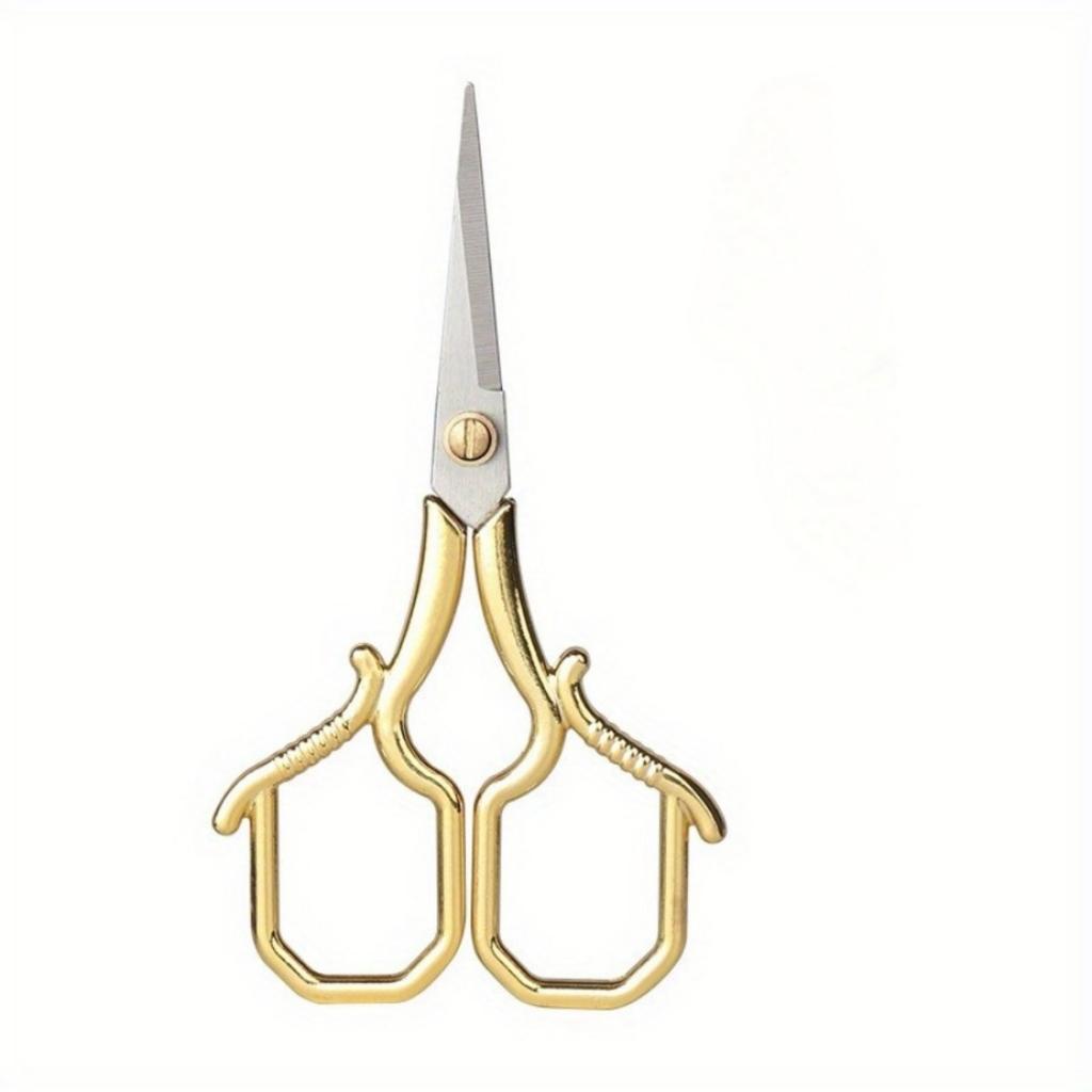 1PC Professional Stainless Steel Sewing Scissor Vintage Fabric Embroidery Scissors Tailor Scissor Styling Thread Scissor