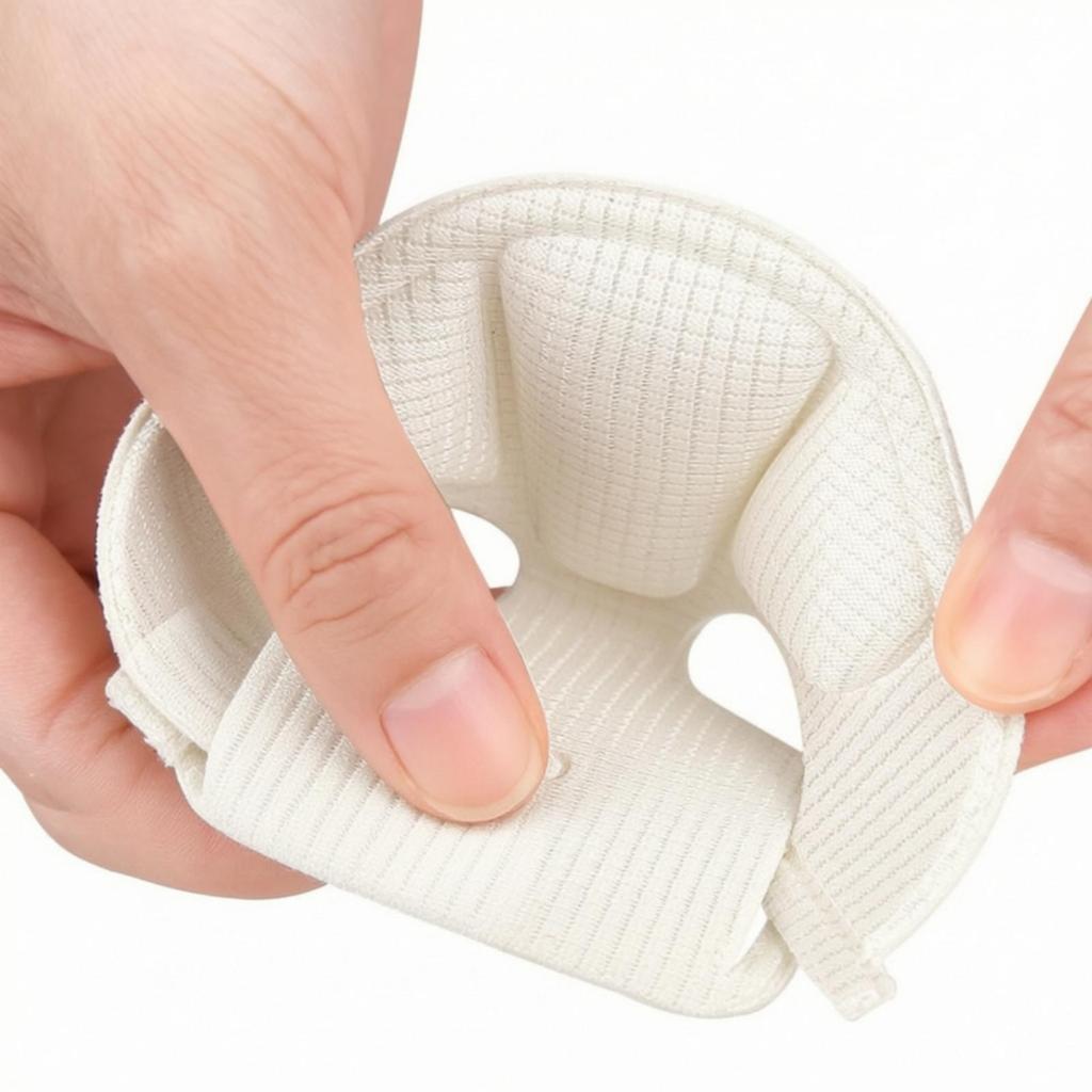 High-Top Heel Insert Soft with Buckle Fixation Blister-Preventing