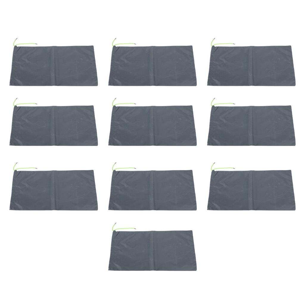 10 Stück Sandlose Sandsäcke mit Kordelzug Hochwasserbarrieren Polyester 25x50cm Dammbeutel für Keller Garage Hochwasserschutz