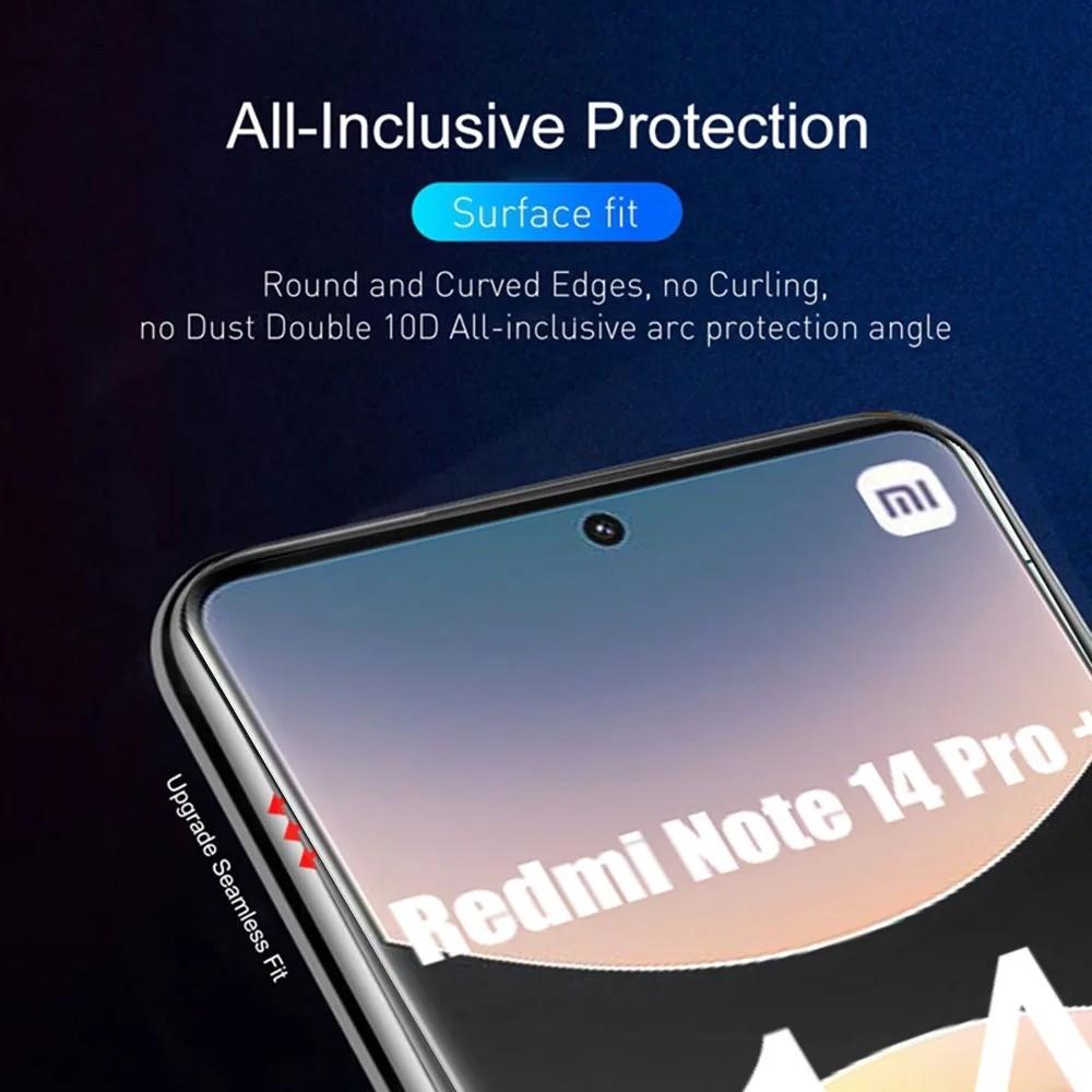 2 Stück Für Xiaomi Redmi Note 14 13 12 11 10 9 8 Pro Plus 15C 14C 13C A5 A3 12s 11s 10s 9s 12C 10C 9A Vollabdeckung HD Klar Weiche Hydrogel-Folie Displayschutz