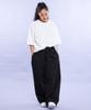 CREAM SODA LAB Blank All Season Wide Elastic Pants Black