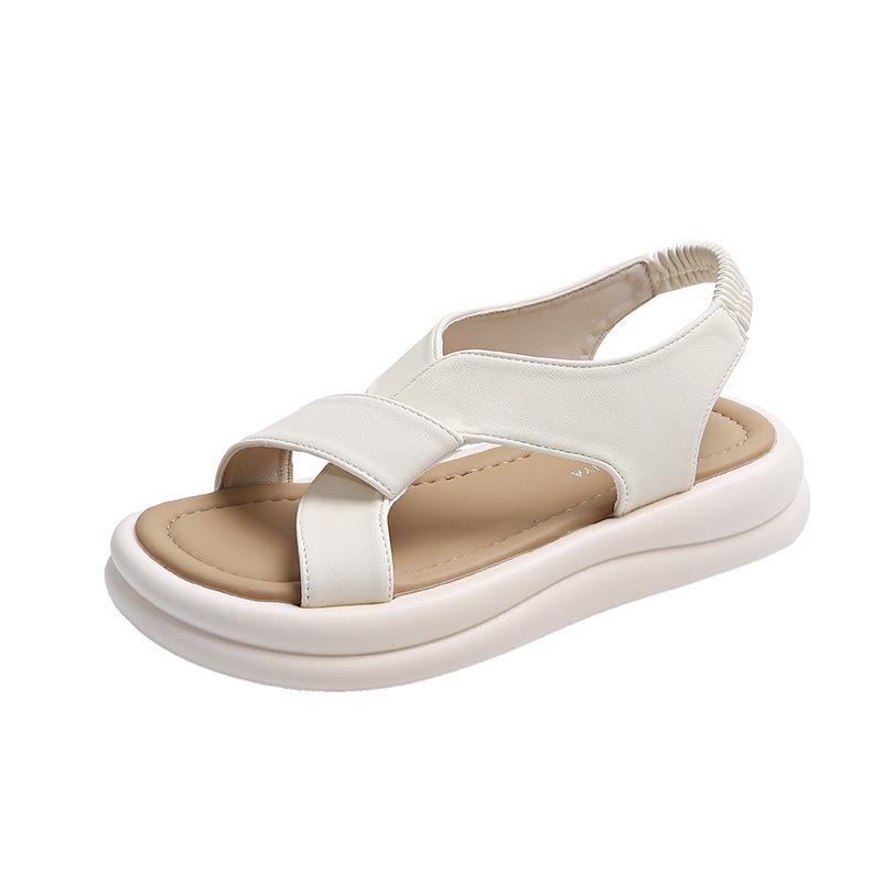 New Chinese Roman sandals women's 2025 new high-end skirt casual platform sports beach shoes women