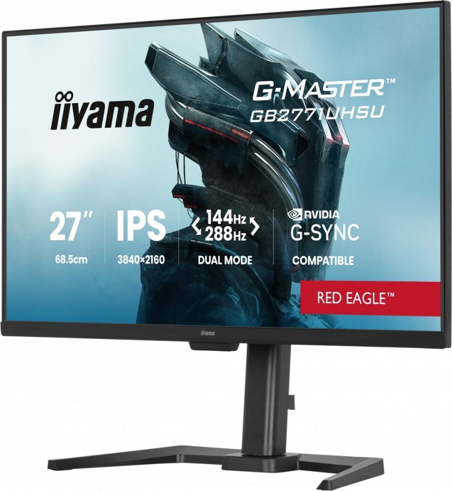 Monitor 27 inches GB2771UHSU-B1 4K 144Hz FHD 288Hz, 450cd, 2x2W, HAS 150/PIVOT