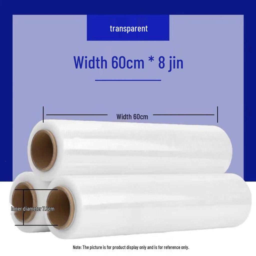 PE Stretch Film: Leak-Proof Industrial & Household Pallet Wrapping, Various Roll Sizes