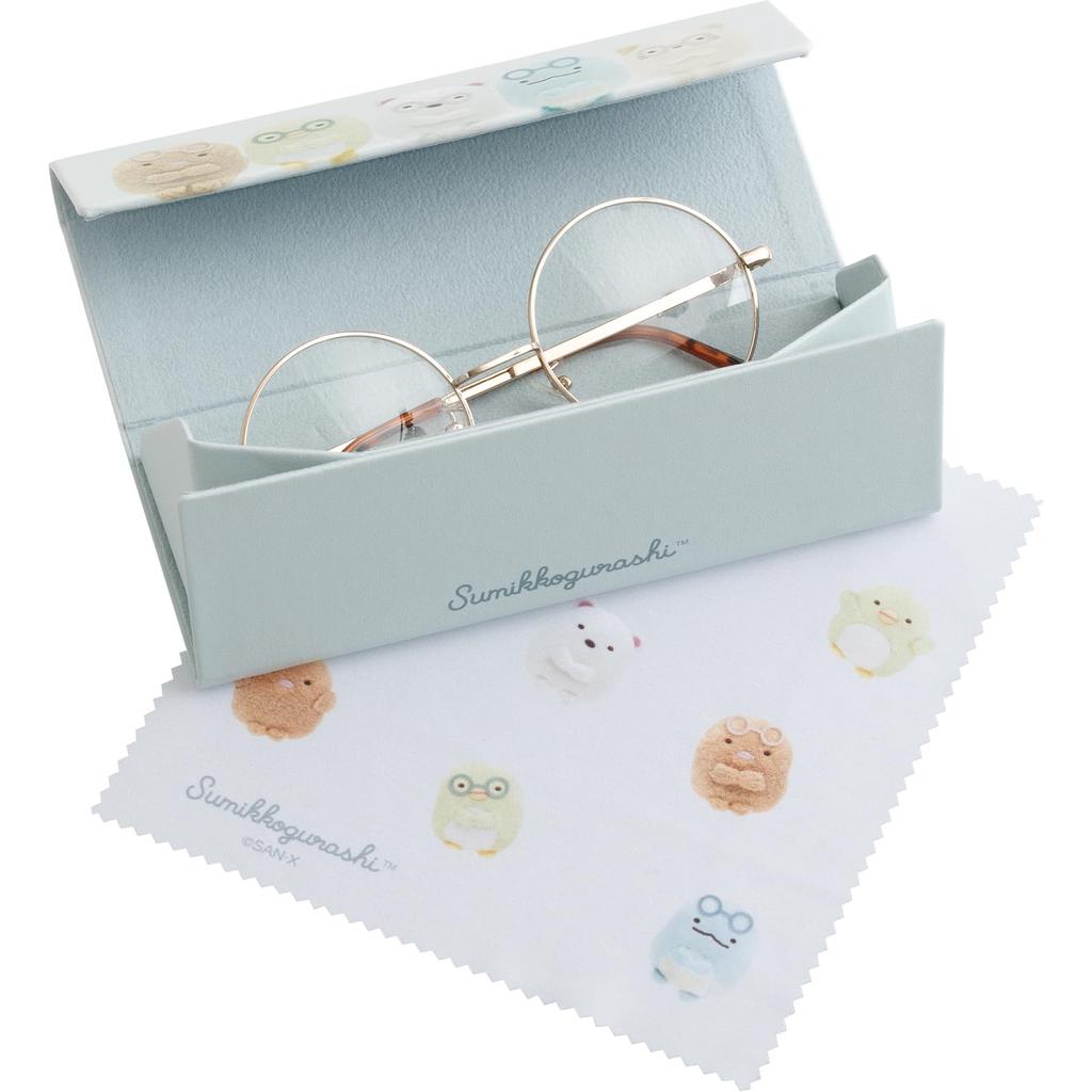 DG33602 Plush Photo Series Sumikko Gurashi Folding Glasses Case San-X