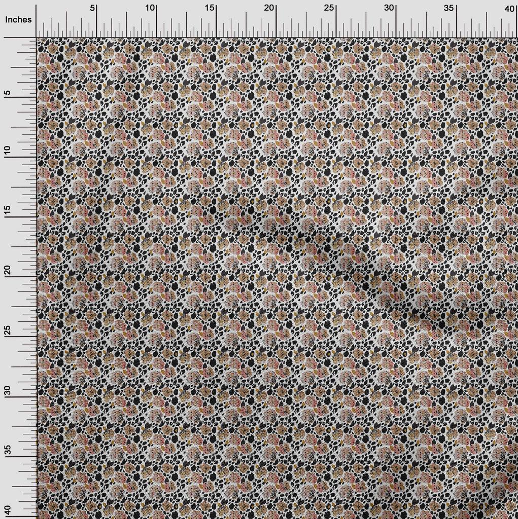 oneOone Cotton Flex Light Brown Fabric Texture Sewing Fabric By The Yard Printed Diy Clothing Sewing Supplies 40 Inch