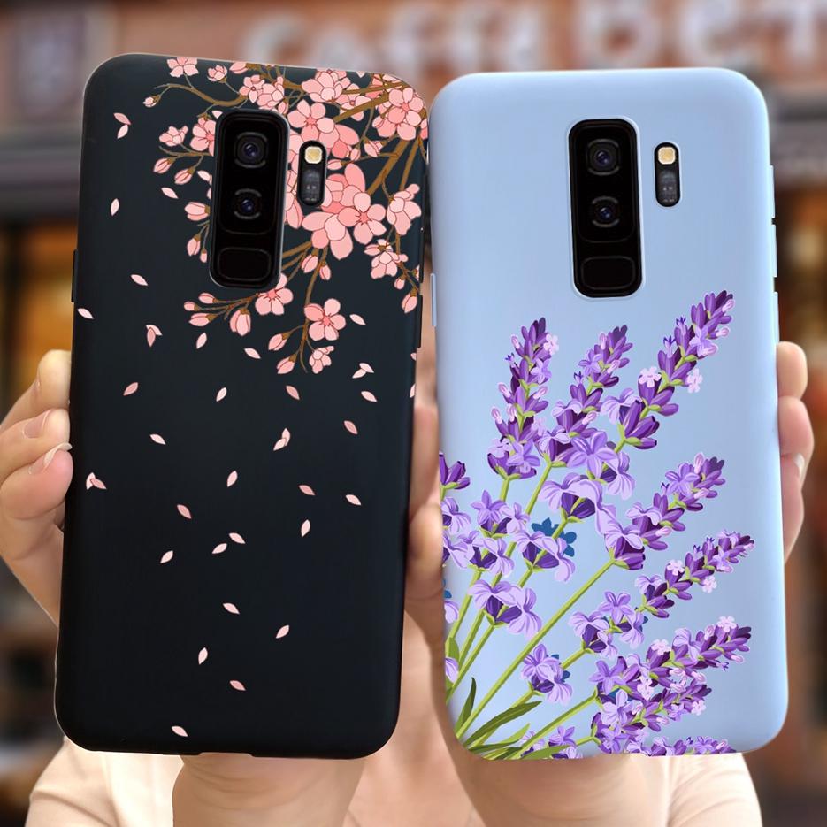 For Samsung Galaxy S9 Plus Case S9+ G965F Cute Candy Painted Fundas Matte Cover For Samsung S9 S9+ S 9 Plus Phone Case Soft Bags