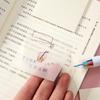 Kawai StationeryTransparent Sticky Note Can Be Peeled Off N Times Simple Paper Ins Student Sticker Strip Office School Supplies