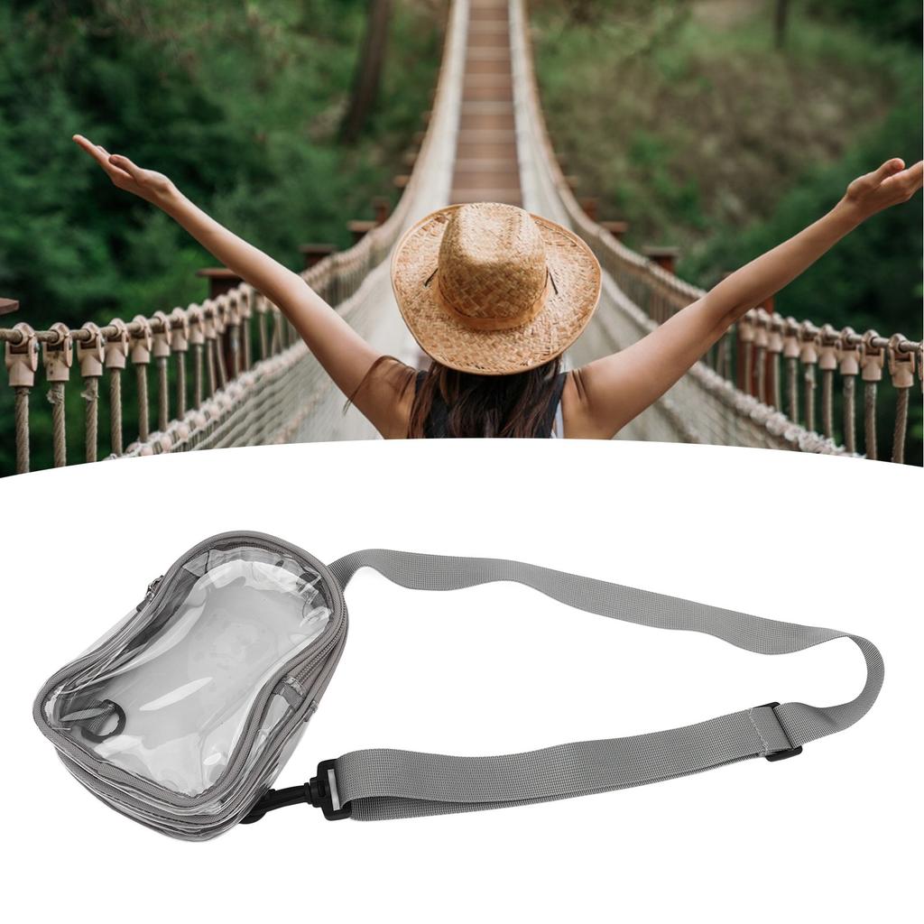 Transparent Shoulder Bag Fashion Large Capacity Waterproof Clr PVC Shoulder Bag for Daily Work Travel Bch