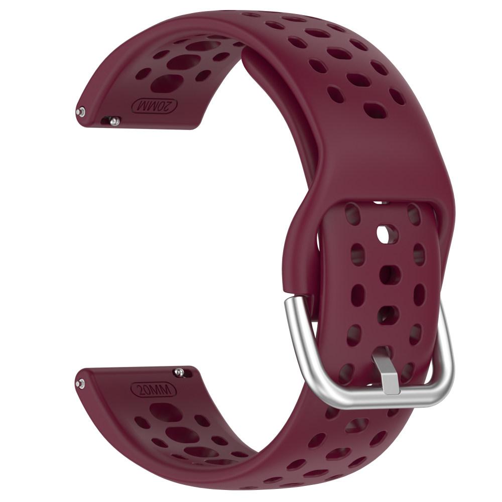 

20mm Strap For Amazfit active 2 Accessories sport breathable Original Silicone Intelligent Bracelet Correa Amazfit Active2 band 20mm watch straps вино красного