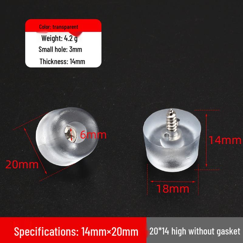 Transparent Non-slip Silicone Rubber Feet Pads for Furniture