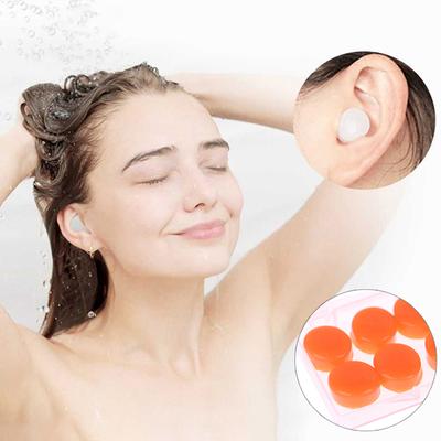 Plastic Sound Insulation Silicon Resin Earplugs And Waterproof Swimming Earplugs