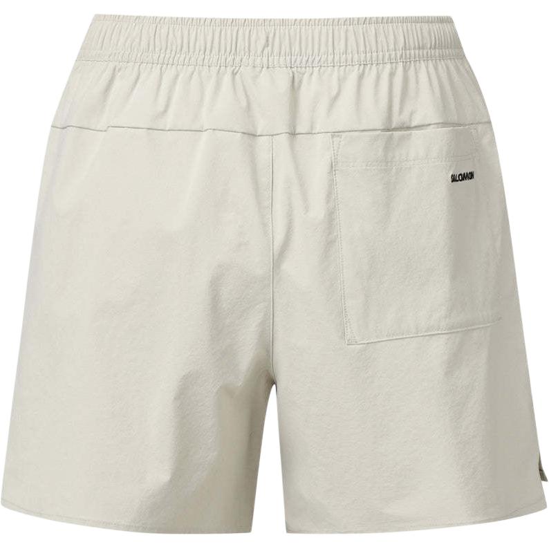 Salomon Blast Race Flag Stylish Comfortable Versatile Three-Quarter Casual Shorts Unisex shorts Warm-Gray C28223