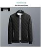 Men's Thick Velvet Winter Jacket - Loose Fit, Warm Cotton Coat for Middle-Aged & Elderly