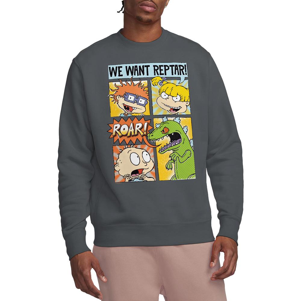 Rugrats Unisex Adult Chceme Reptar! Komiksová mikina