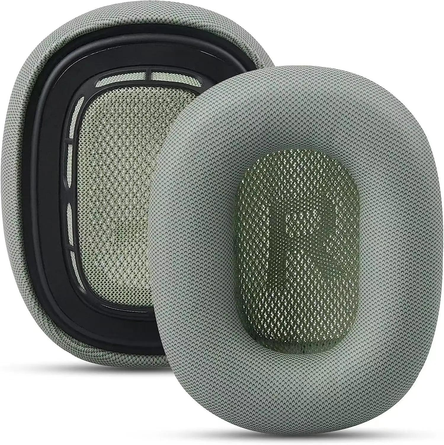

Замінні оригінальні сітчасті тканинні амбушюри для гарнітури AirPods Max Магнітне притягання амбушюри навушників амбушюри подушка зелений