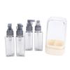 4 in 1 Travel Dispenser Bottles TSA Approved   Proof Refillable Travel Toiletry Containers for Shampoo Lotion 35ml