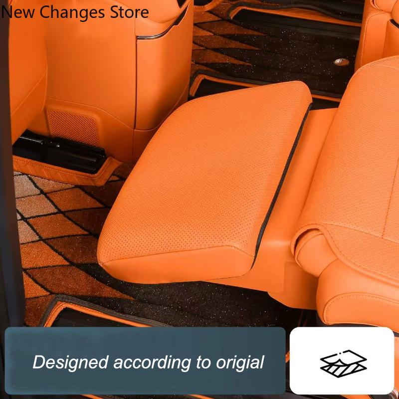 Middle‑Row Electric Leg Rest Cover For Lynk & Co 900 2025 2026 Second‑Seat Footrest Protective Pad Car Interior Accessories