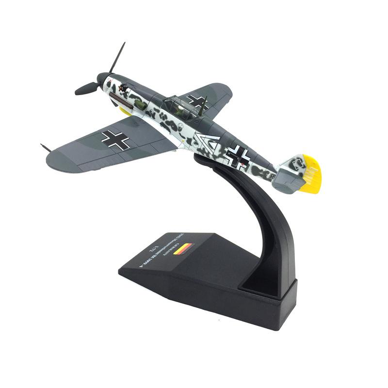 

1:72 Scale Model Aircraft for German BF109 Fighter Souvenir Aircraft Model Plane Collection Scale Die-cast Airplane Decoration
