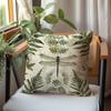 Minimalist Dragonfly Plant Pillow Cover Soft Velvet Double Sided Decorative Cushion For Sofa Living Room Bedroom Home Decor