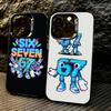 Six Seven 6 7 Phone Case For iPhone 17,16,15,14,13,12,11 Plus,Pro Max,XS,Colored Silver Plated Inside Cover