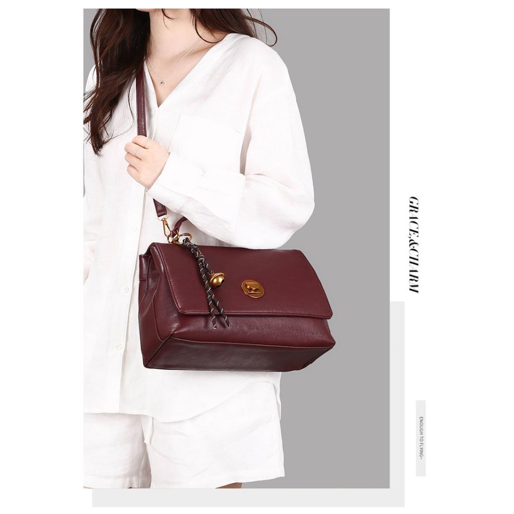  Crossbody Bag Women PU Lock Buckle Daily Casual