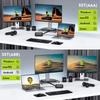 Compatible HDMI Splitter 1 In 2 Out USB C To HDMI+DP Splitter 4K 60Hz MST SST High Quality Video