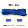 1 Pair Flat Shoe Laces for Sneakers Elastic Shoelaces Without Tie Convenient Quick On And Off Lazy Shoelace Accessories