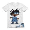 1 Denim Summit White Obsidian Retro High OG T Shirt Match CHUCKIE