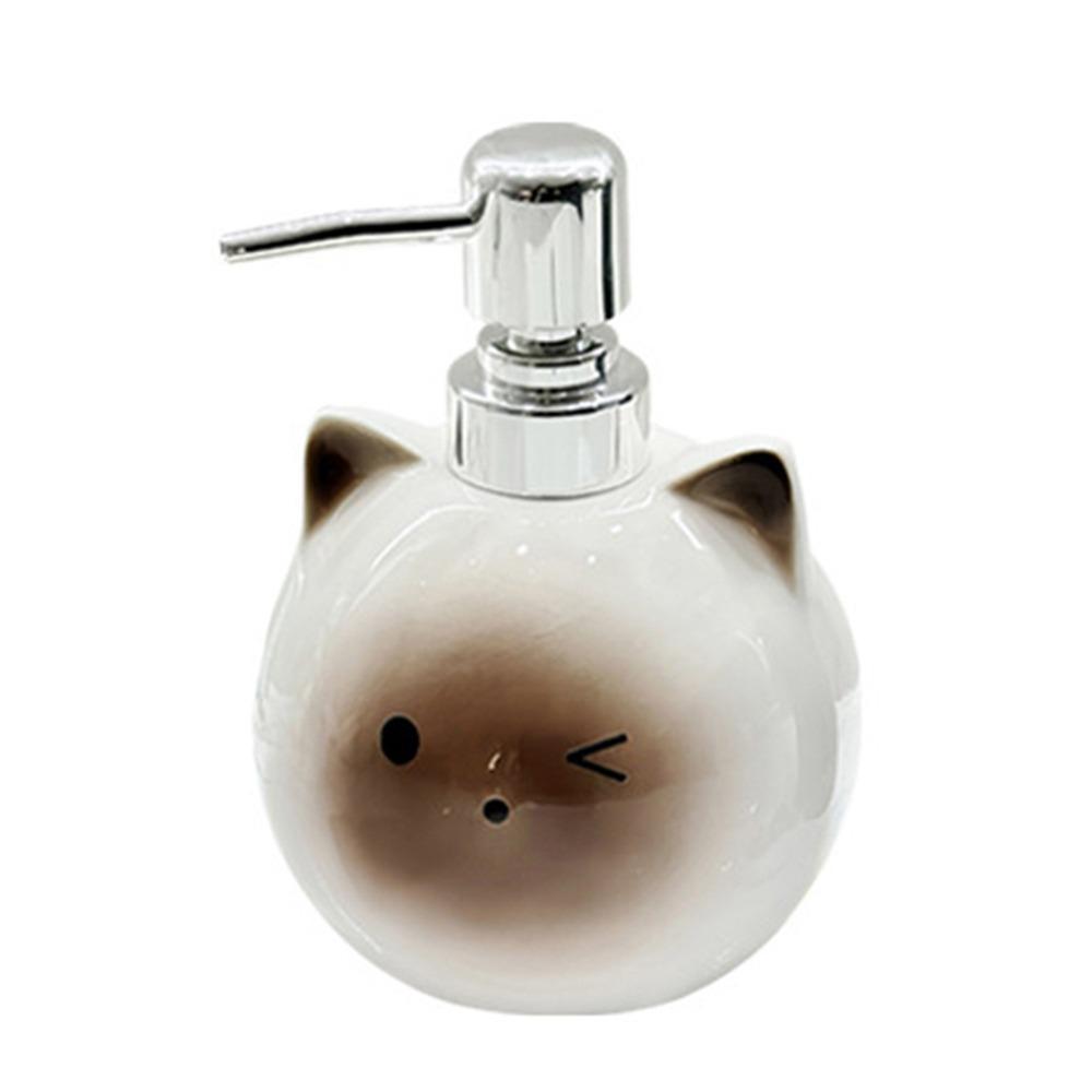 Cute Cat Shape Hand Soap Dispenser Press Type Hand Sanitizer Container  Bathroom